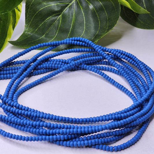 Matte Denim - Solid Waist Bead