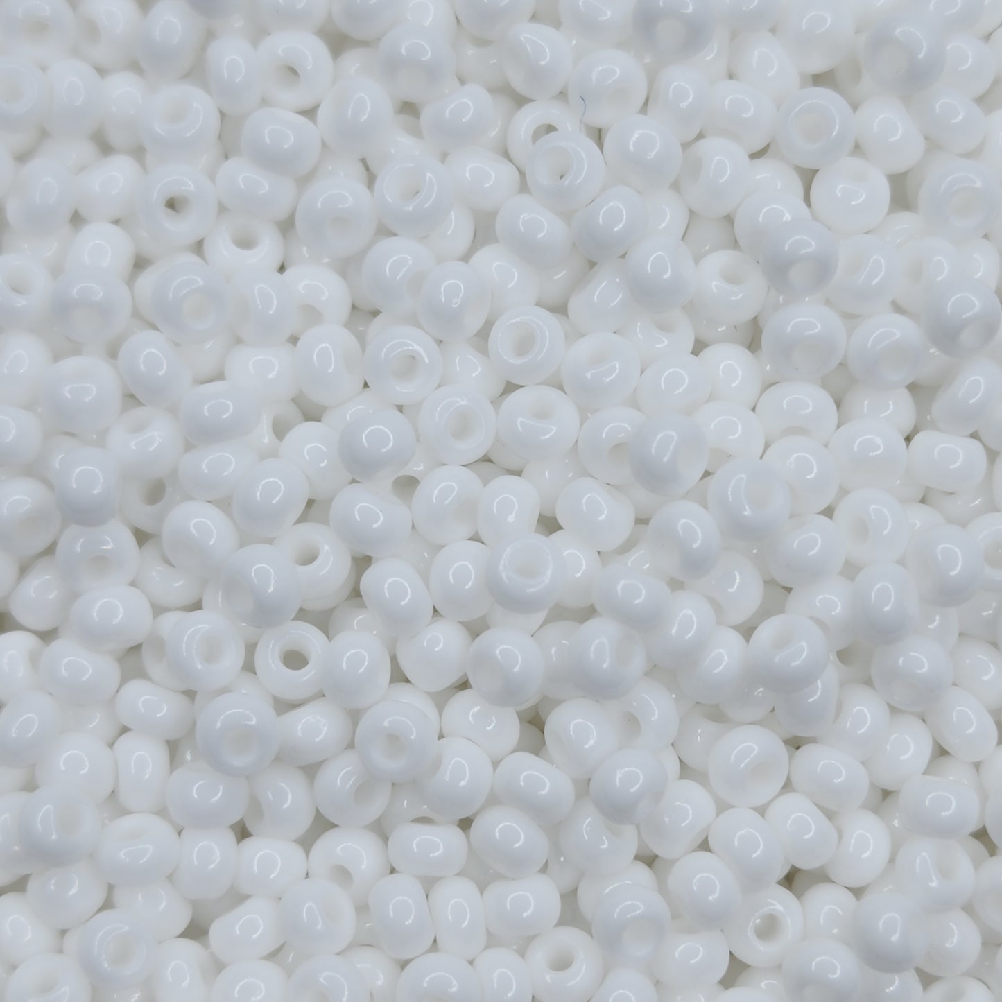 Preciosa Seed Beads - 8/0 White Opaque