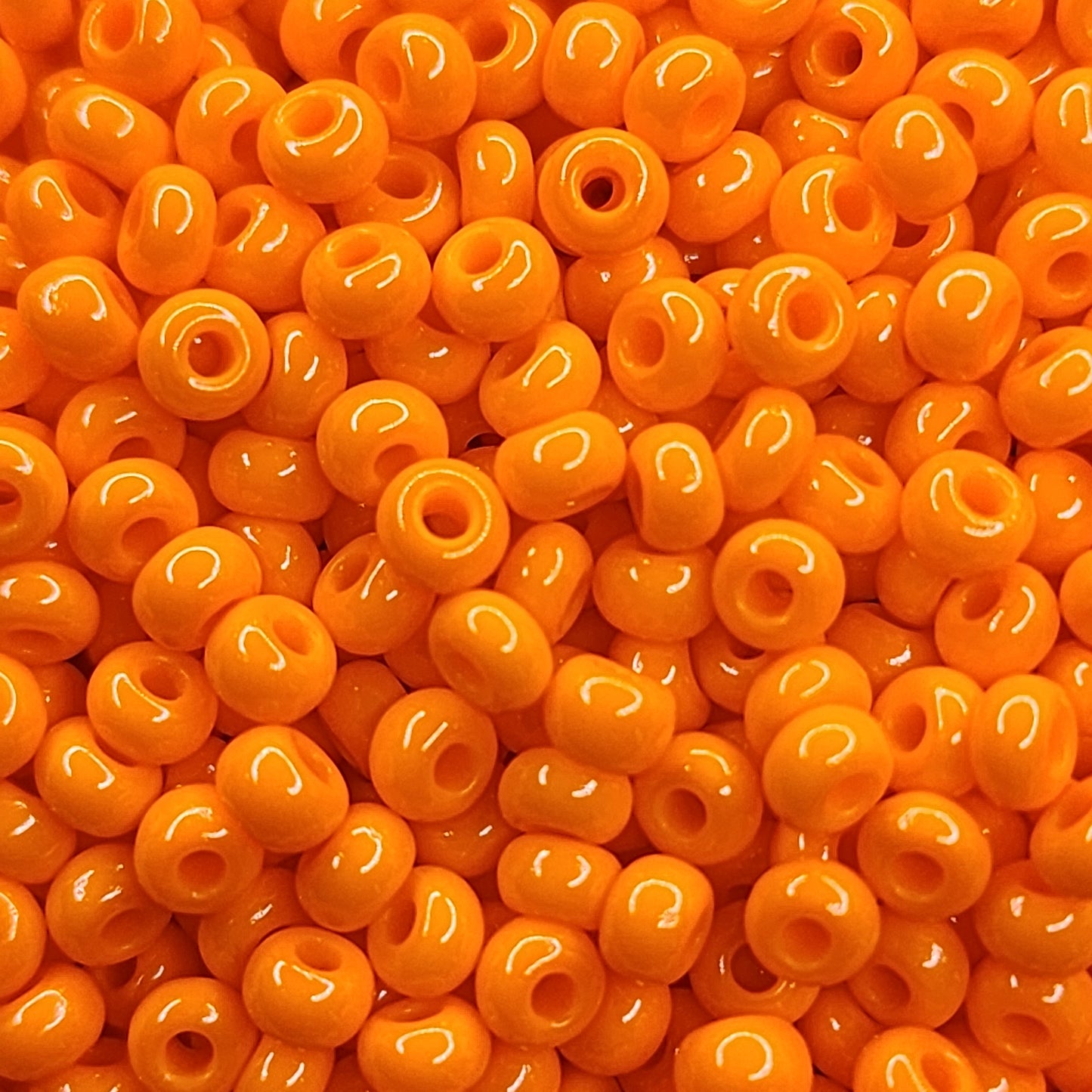 Preciosa Seed Beads - 8/0 Orange Opaque