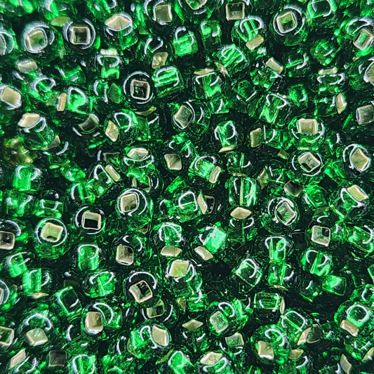 Preciosa Seed Beads - 8/0 Green S/L